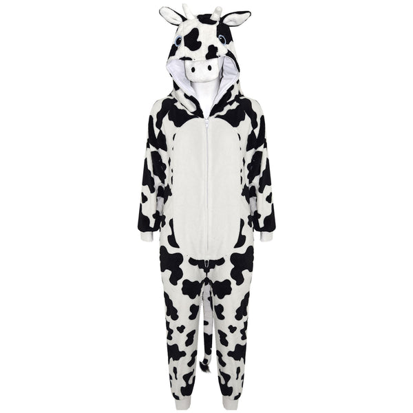 Kids Girls Boys A2Z Onesie One Piece Soft Fluffy Cow All In One Xmas Costume