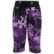 A2Z 4 Kids Girls Boys Shorts Designer's Camouflage Purple Print Cotton Chino Shorts Casual Knee Length Half Pant Age 5 6 7 8 9 10 11 12 13 Years