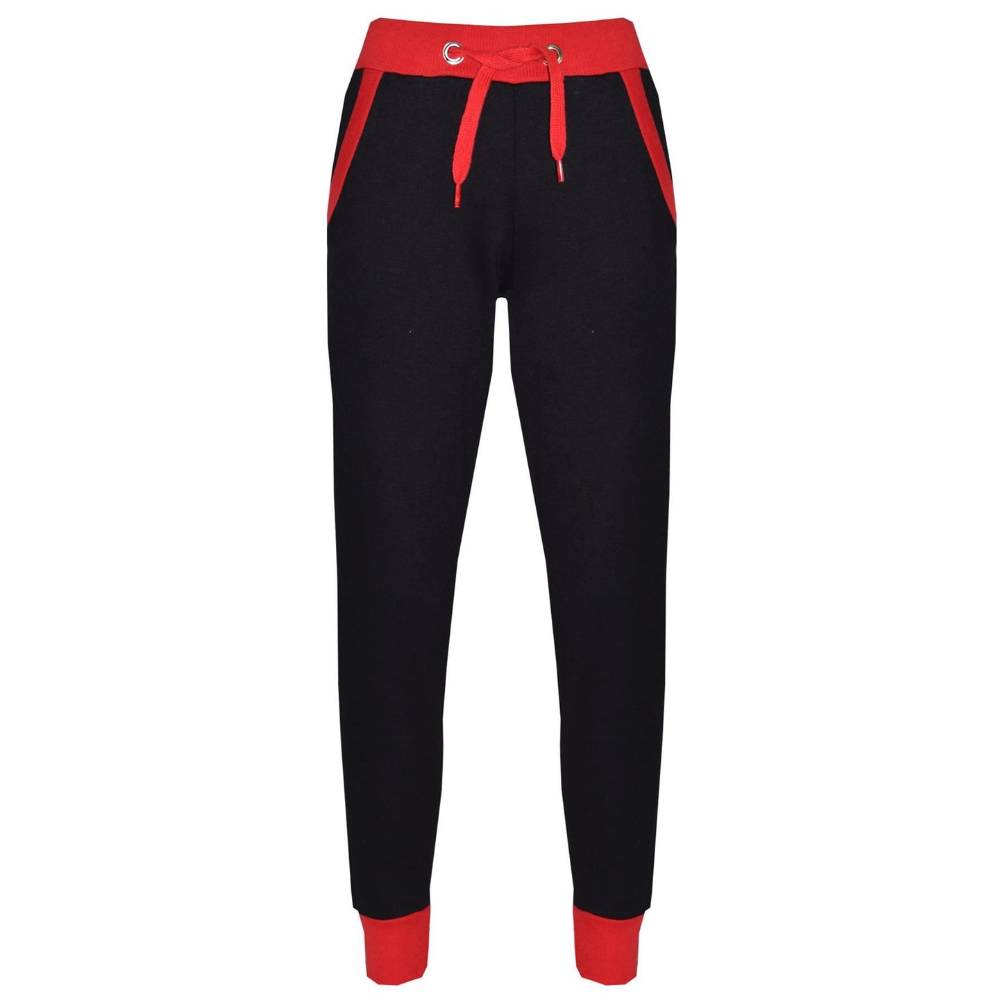 A2Z Kids Jogging Bottoms Joggers 2 Tone Cuffed Sweatpants Contrast Back To School Trousers Tracksuit Pants Age 5-13 Years