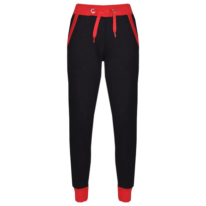 A2Z Kids Jogging Bottoms Joggers 2 Tone Cuffed Sweatpants Contrast Back To School Trousers Tracksuit Pants Age 5-13 Years
