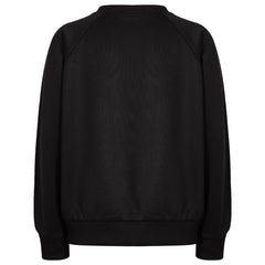 A2Z 4 Kids Girls Boys Unisex Plain Black Color Raglan Sleeves Fleece Tracksuit Jumper Sweatshirts & Bottom Jogging Suit Joggers Age 5 6 7 8 9 10 11 12 13 Years