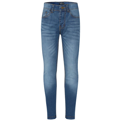 Kids Faded Denim Jeans Comfort Stretch Trousers Pants Boys Age 5-13 Years