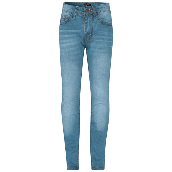 Girls Skinny Jeans Denim Pants Fit Trousers Jeans for Children Age 3-14 Years