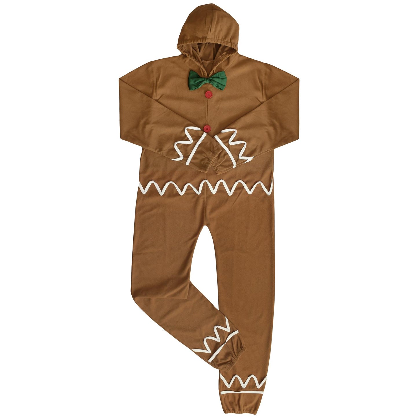 Girls Boys Gingerbread Man Costume Festive Xmas Stage Parties Christmas Outfit