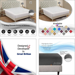 Easy Iron Percale Fitted Sheet Cotton Single Double King Super King Bed Sheet