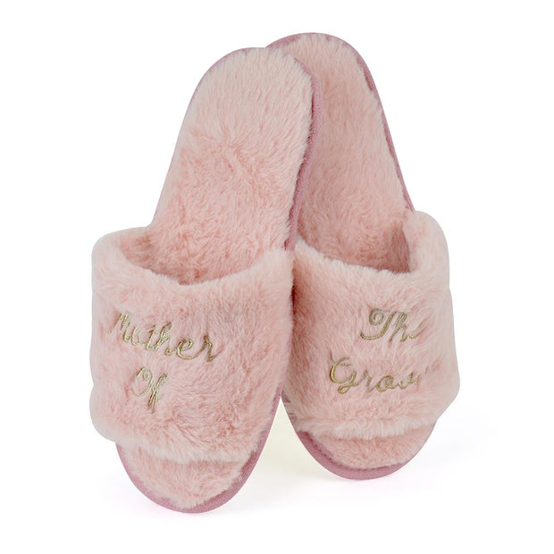 Women Fluffy Faux Fur Slipper Open Toe Warm Furry Cozy Slippers for Girls Shoes