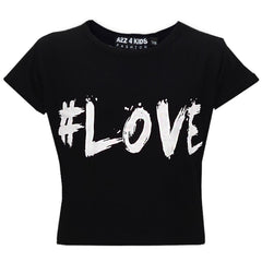 Kids Girls T Shirts # Love Summer Fashion Soft Feel Tank Top & Tees 5-13 Year