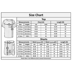 A2Z 4 Kids Girls Boys T-shirt Shorts Set Short Sleeve Raglan Style 2 Piece Sets