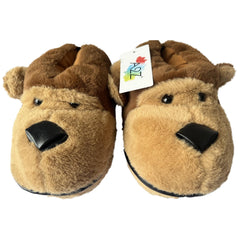 A2Z Girls Boys Womens Mens 3D Monkey Animal Slippers Cute Face Indoor Footwear