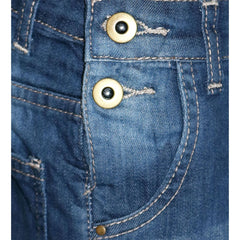 Kids Girls Denim Stretch Dungaree Shorts Jumpsuit Playsuit All In One 7-13 Years