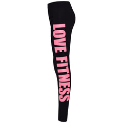 Girls Tops Kids Designer's Love Fitness Print Crop Top & Legging Set 7-13 Years