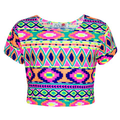 A2Z 4 Kids Girls Crop Tops Long Sleeves T-Shirt Soft Feel School Casual Tops