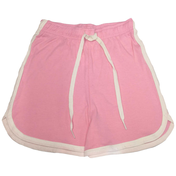 A2Z 4 Kids Girls Shorts Set 100% Cotton Contrast Taped Trendy Fashion Summer Baby Pink T Shirt Top and Hot Short Pants Outfit Set New Age 5 6 7 8 9 10 11 12 13 Years