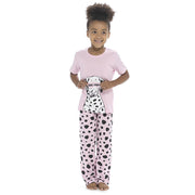 A2Z 4 Kids Girls Short Sleeve Pyjamas Set 2 Piece Comfortable Sleepwear Set