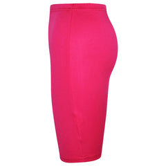 Kids Girls Plain Pencil Skirt Trendy Summer Clothing Sets Age 5-13 Years