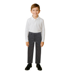 Kids Boys Teens School Uniform Pant Teflon Coated  Adjustable Reinforced Pants