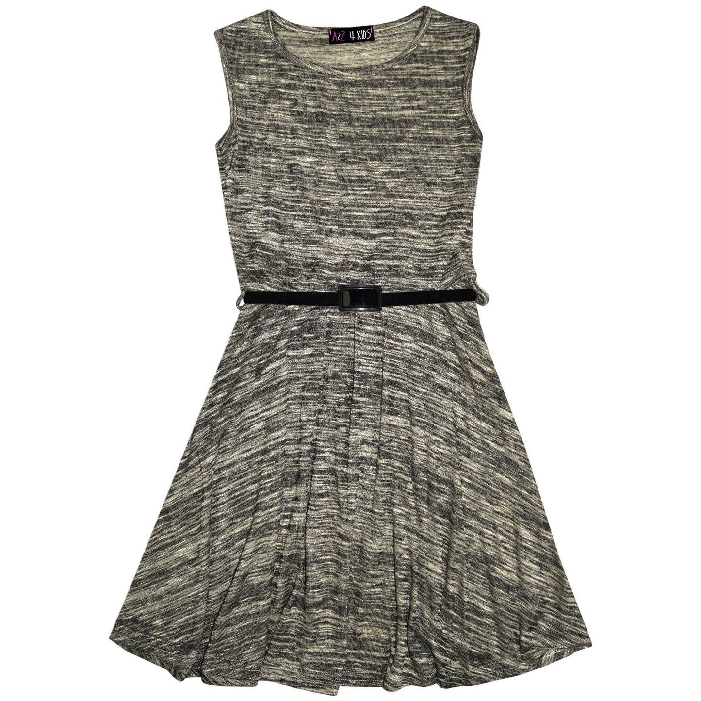 Kid Girls Skater Dress Knitted Trendy Fashion Top Party Dresses New Age 7-13 Yr