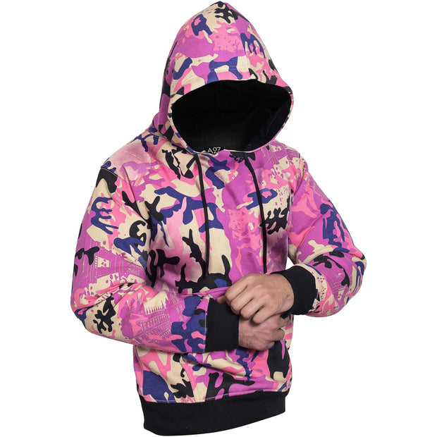 A2Z Mens Fleece Hoodie Pullover Hooded Sweatshirt Long sleeve S/M/L/XL/XXL/3XL/4XL