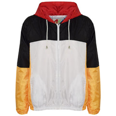 Kids Girls Boys Windbreaker Zipped Jackets Hooded Raincoats Age 5-13 Years