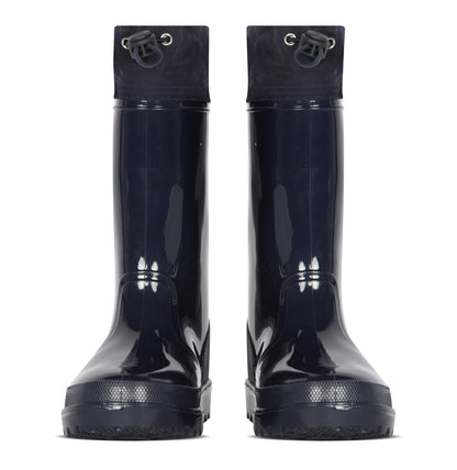 Kids Girls Boys Wellies Wellington Twin Tread Rainboot Non Slip Waterproof Shoes