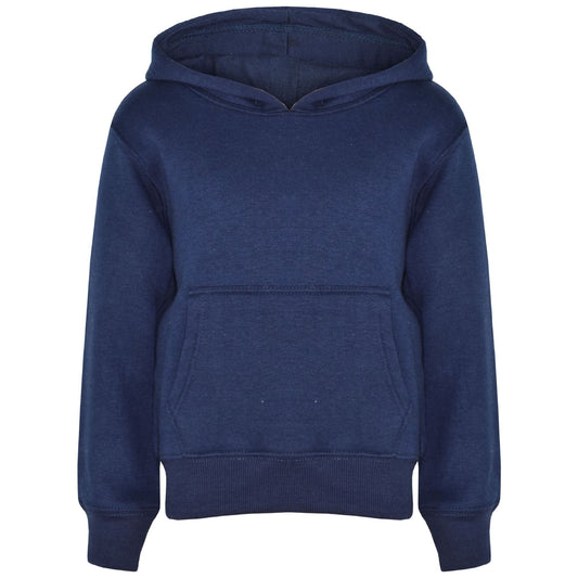 A2Z 4 Kids Girls Boys Sweat Shirt Tops Designer's Casual Plain Navy Pullover Sweatshirt Fleece Hooded Jumper Coats New Age 2 3 4 5 6 7 8 9 10 11 12 13 Years