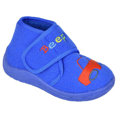 A2Z 4 Kids Toddler Easy Close Boots Slippers Anti Slip Soft Plush Novelty Shoes