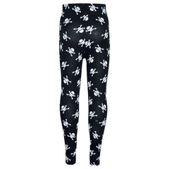 Girls Halloween Legging Spider Web Skull Print Leggings Fancy Costume 3-13 Years