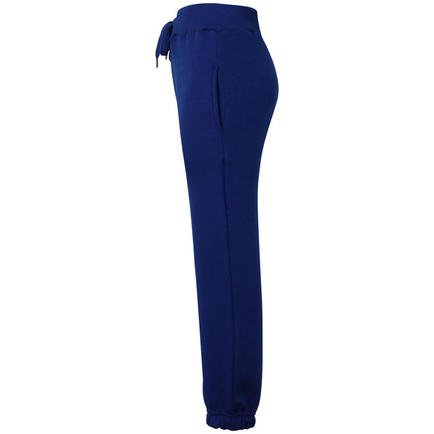 Kids Plain Tracksuit Sweatshirt Set Jumper and Bottoms PE School Girls Boys 2-13