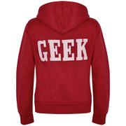 Kids Boys Girls Unisex Jackets Geek Print Fleece Zipper Hooded Hoodie Top Jacket