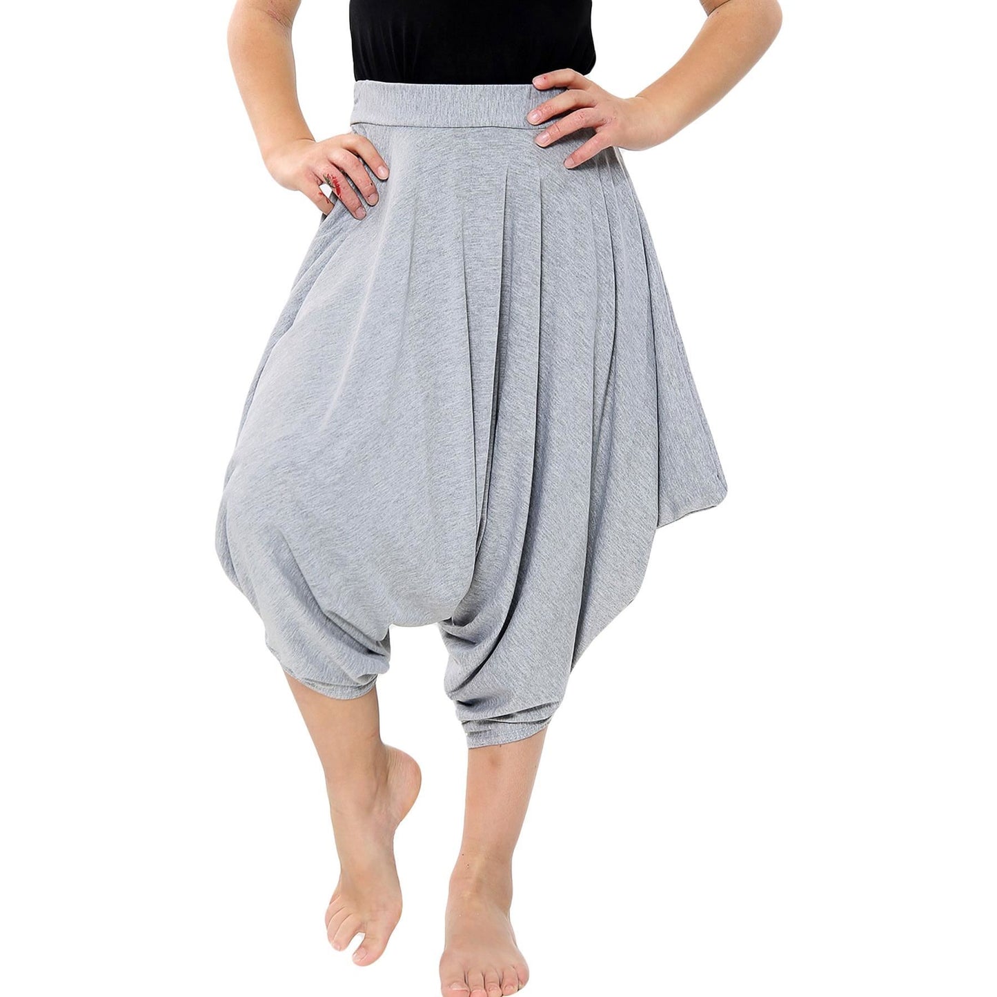 Kids Baggy Harem Trousers Ali Baba Style Tie Dye Yoga Casual Girls 5-13 Years