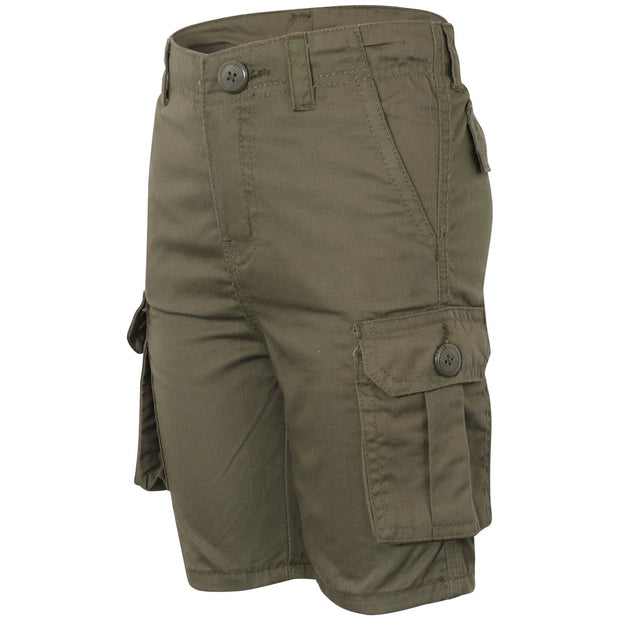 A2Z 4 Kids Cargo Shorts Combat Multi Pocket Lightweight Trendy Cotton 5-13 Years