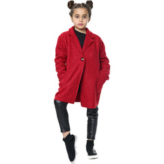 Kids Sherpa Coat Fleece Jacket Wool Girls Designer Teddy Jacket Age 5-13 yrs