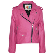 PU Leather Jacket Waterproof Girls Age 5-13 Years