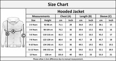 Kids Jacket Girls Boys Baseball Hooded Jacket Varsity Hoodie New Age 2-13 Years