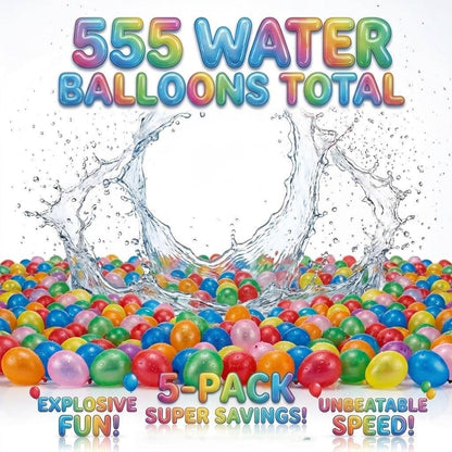 A2Z Super Fast Fill Water Balloons with Tap Adaptor 37, 111 and 555 PCS