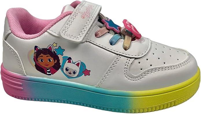 Kids Girls Gabbys Dollhouse Trainers Officially Licensed Rainbow Sole Sneakers