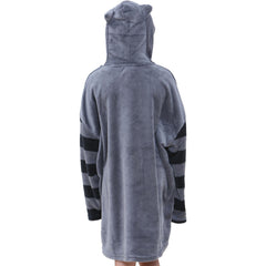 Kids Girls Boys Oversized Hoodie Snuggle Blanket Super Soft Warm Fleece 3-13 Yrs