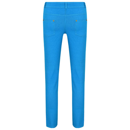 Kids Skinny Jeans Girls Stretchy Jeggings Fit Pants Coloured Trousers 5-13 Years