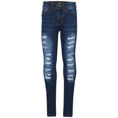 A2Z 4Kids Kids Ripped Jeans Comfort Stretch Jeans Cotton  Pants  Age 3-14 Years