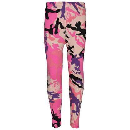 Kids Girls Legging Designer's Camouflage Print Trendy Fashion Leggings 5-13 Year