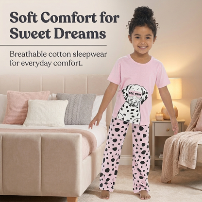 A2Z 4 Kids Girls Short Sleeve Pyjamas Set 2 Piece Comfortable Sleepwear Set