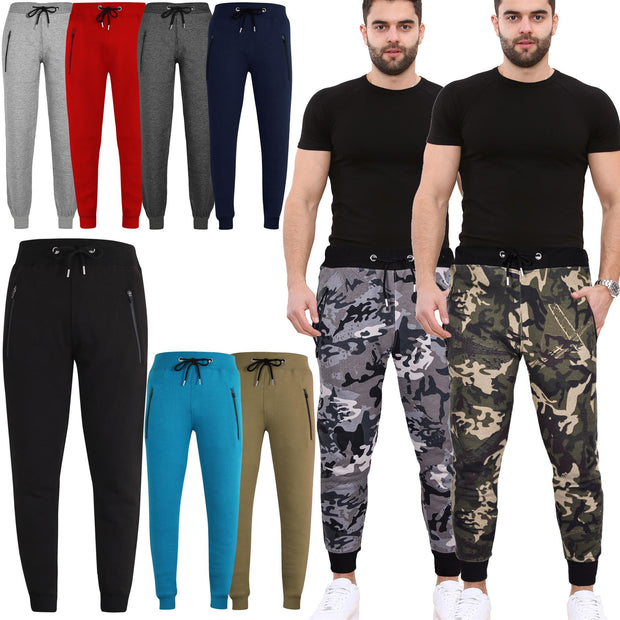 A2Z Mens Fleece Jogging Bottoms Joggers 2 Tone Exercise Sweatpants Gym Trousers Tracksuit Pants size S-4XL