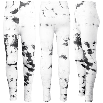 Kids Girls Crop Top & Legging Tie Dye Print Trendy Summer Outfit Clothing Sets