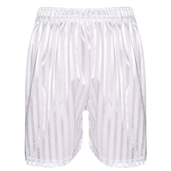 Kids Girls Boys Shadow Stripe PE Shorts Sports Football Gym School Short 2-13