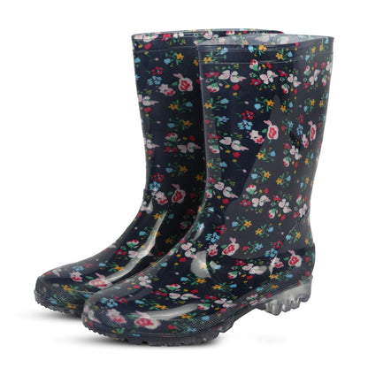 A2Z Ladies Anti-Skid Waterproof PVC Wellies Lightweight Women Wellington Boots