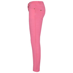 Kids Skinny Jeans Girls Stretchy Jeggings Fit Pants Coloured Trousers 5-13 Years