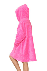 Kids Girls Boys Ultra Soft Oversized Hoodie Snuggle Plush Sherpa Fleece Lining