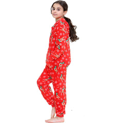 A2Z Onesie One Piece Kids Christmas Rudolph Red Pyjamas Xmas Jumpsuit for Adults
