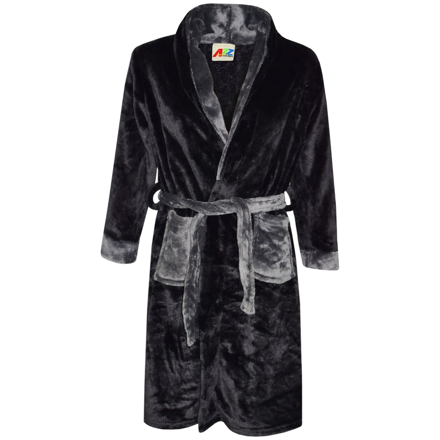 Kids Soft Fleece Bathrobe Dressing Gown Hooded Swim Beach Girls Boys 2-13 years