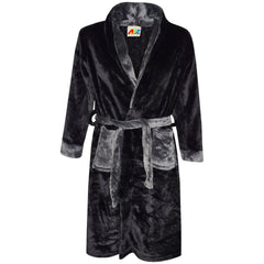 Kids Soft Fleece Bathrobe Dressing Gown Hooded Swim Beach Girls Boys 2-13 years